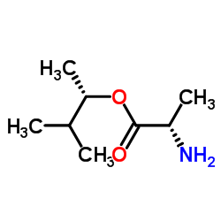 (2S)-3-Methyl-2-butanyl L-alaninate Structure