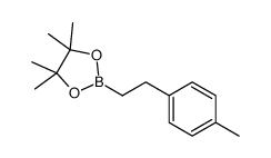 4,4,5,5-tetramethyl-2-[2-(4-methylphenyl)ethyl]-1,3,2-dioxaborolane Structure