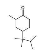 2-Methyl-4-(1,1,2-trimethyl-propyl)-cyclohexanone Structure