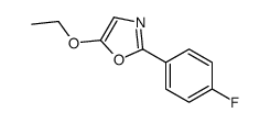 5-Ethoxy-2-(4-fluorophenyl)-1,3-oxazole Structure