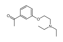 1-{3-[2-(diethylamino)ethoxy]phenyl}ethanone结构式