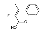 2-fluoro-3-phenyl-2-butenoic acid Structure