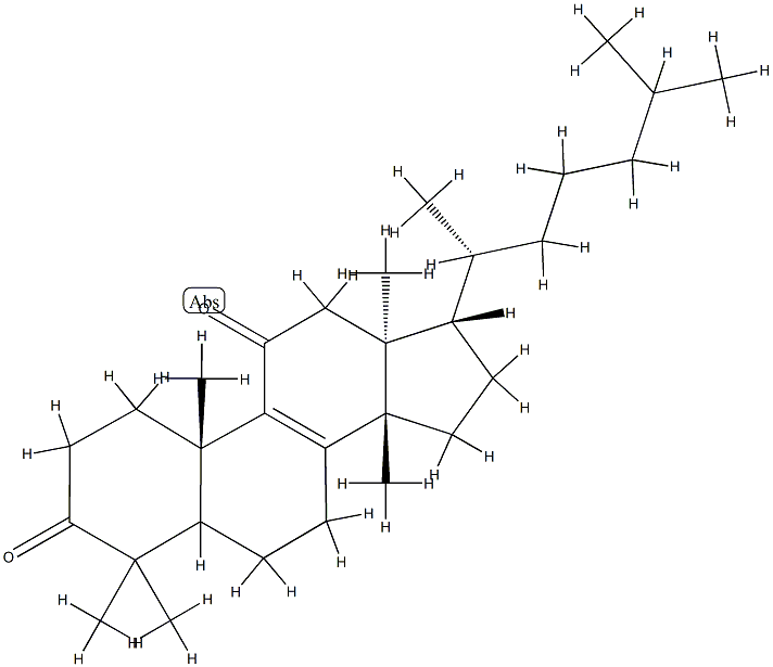 (13α,14β,17α)-5ξ-Lanost-8-ene-3,11-dione picture