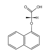 2-(Napth-1-yloxy)propionic acid Structure