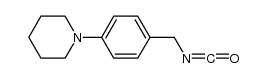 1-[4-(isocyanatomethyl)phenyl]piperidine Structure