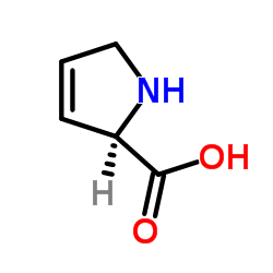 (R)-2,5-DIHYDRO-1H-PYRROLE-2-CARBOXYLIC ACID structure