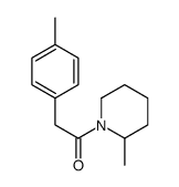 Piperidine, 2-methyl-1-[(4-methylphenyl)acetyl]- (9CI)结构式