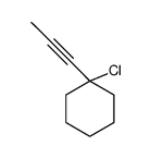 1-chloro-1-prop-1-ynylcyclohexane Structure