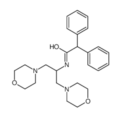 N-(1,3-dimorpholin-4-ylpropan-2-yl)-2,2-diphenylacetamide Structure