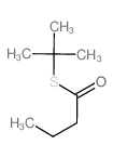 Butanethioic acid,S-(1,1-dimethylethyl) ester Structure