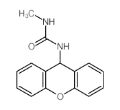 1-methyl-3-(9H-xanthen-9-yl)urea结构式