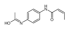 N-(4-acetamidophenyl)but-2-enamide Structure