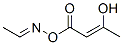 Acetaldehyde, O-[(2Z)-3-hydroxy-1-oxo-2-butenyl]oxime, (1E)- (9CI) Structure