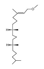 (2E,7R,11R)-Phytyl-methylaether结构式