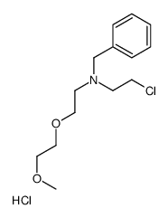 benzyl-(2-chloroethyl)-[2-(2-methoxyethoxy)ethyl]azanium,chloride结构式