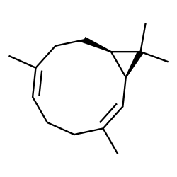 3,7,11,11-Tetramethylbicyclo[8.1.0]2,6-undecadiene Structure