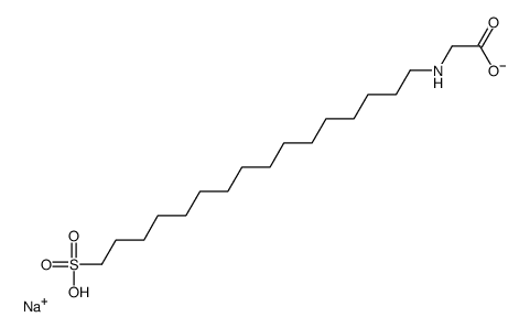 Glycine, N-(C12-22-alkylsulfonyl) derivs., monosodium salts结构式