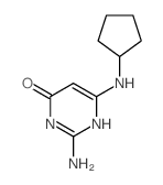 4(3H)-Pyrimidinone,2-amino-6-(cyclopentylamino)- picture