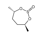 (4S,7S)-4,7-dimethyl-1,3,2-dioxathiepane 2-oxide结构式