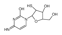 4-amino-1-[(2R,3R,4R,5R)-4-hydroxy-5-(hydroxymethyl)-3-sulfanyloxolan-2-yl]pyrimidin-2-one结构式