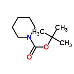 2-Methyl-2-propanyl 1-piperidinecarboxylate Structure