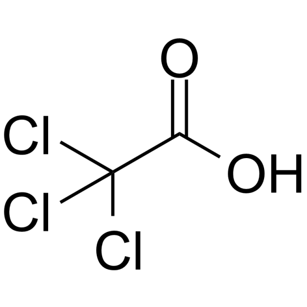 Trichloroacetic acid Structure