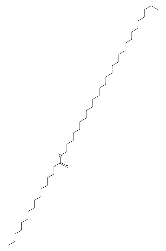 octacosyl hexadecanoate Structure