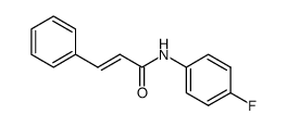 (2E)-N-(4-fluorophenyl)-3-phenylacrylamide Structure