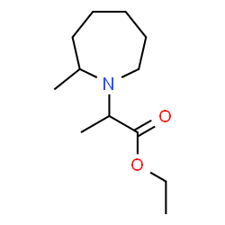 1H-Azepine-1-aceticacid,hexahydro-alpha,2-dimethyl-,ethylester(8CI) Structure