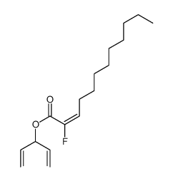 penta-1,4-dien-3-yl 2-fluorododec-2-enoate结构式