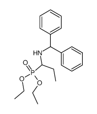 diethyl (1-(benzhydrylamino)propyl)phosphonate Structure