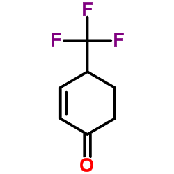 4-(Trifluoromethyl)-2-cyclohexen-1-one Structure