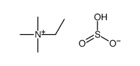 ethyl(trimethyl)azanium,hydrogen sulfite Structure