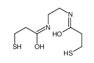 3-sulfanyl-N-[2-(3-sulfanylpropanoylamino)ethyl]propanamide结构式