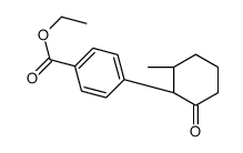 ethyl 4-[(1S,2S)-2-methyl-6-oxocyclohexyl]benzoate结构式