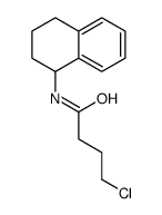 4-chloro-N-(1,2,3,4-tetrahydronaphthalen-1-yl)butanamide结构式