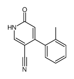 4-(2-methylphenyl)-6-oxo-1H-pyridine-3-carbonitrile Structure