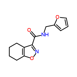 N-(2-Furylmethyl)-4,5,6,7-tetrahydro-1,2-benzoxazole-3-carboxamide Structure