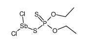 dichloroantimony O,O-diethyl phosphorodithioate结构式