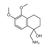 1-(aminomethyl)-5,6-dimethoxy-3,4-dihydro-2H-naphthalen-1-ol Structure