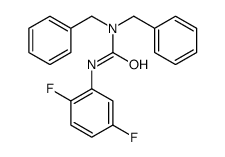 1,1-dibenzyl-3-(2,5-difluorophenyl)urea结构式