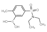 5-Diethylsulfamoyl-2-methylbenzeneboronic acid Structure