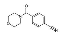 4-(吗啉-4-羰基)苯甲腈结构式