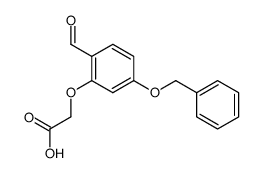 (5-benzyloxy-2-formyl-phenoxy)-acetic acid结构式