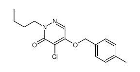 2-butyl-4-chloro-5-[(4-methylphenyl)methoxy]pyridazin-3-one Structure