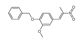 E-2-(4-benzyloxy-3-methoxyphenyl)-1-methyl-1-nitroethane Structure