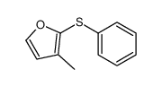 3-methyl-2-phenylsulfanylfuran Structure