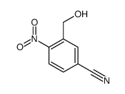 3-(HydroxyMethyl)-4-nitro-benzonitrile结构式