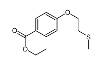 ethyl 4-(2-methylsulfanylethoxy)benzoate Structure