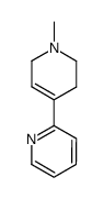 1-methyl-4-(2-pyridinyl)-1,2,5,6-tetrahydropyridine Structure